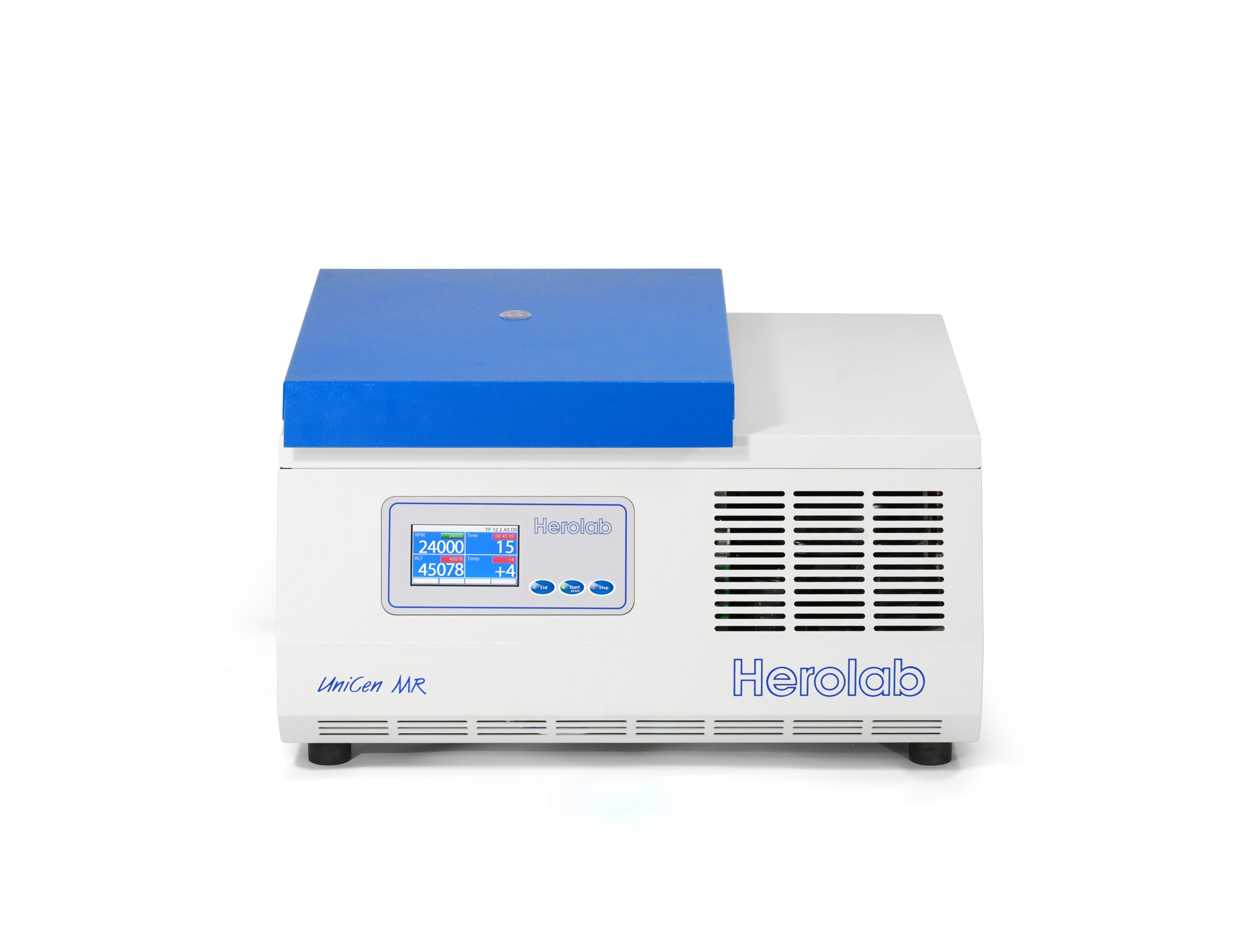 UniCen MR – Universelle Hochgeschwindigkeits-Tischzentrifuge mit Kühlung, maximale Kapazität 4 x 200 ml, Drehzahl bis zu 24.000 min-1, g-Wert bis 45.078 x g.