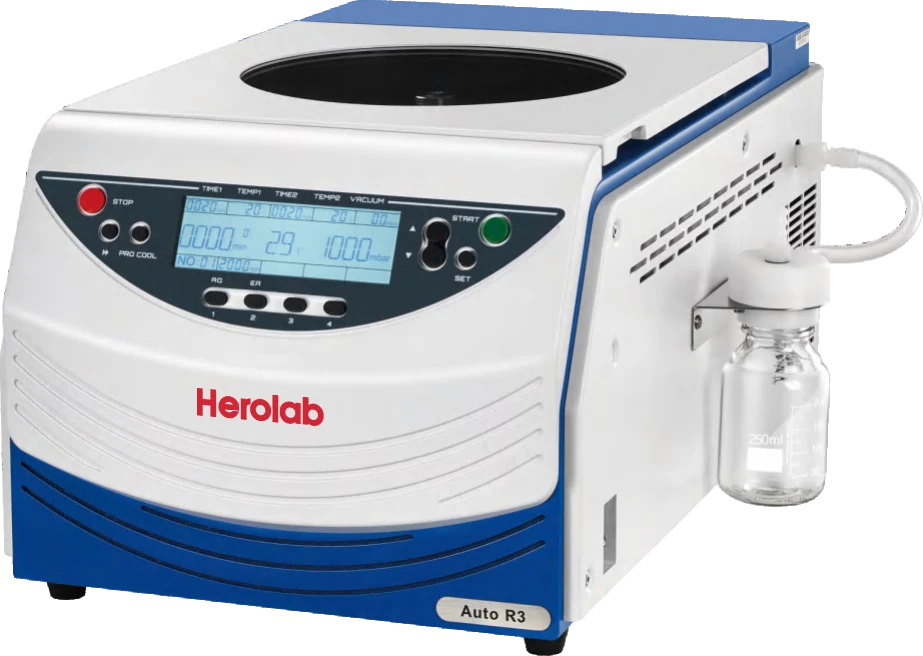 Auto R3 – Zentrifugalkonzentrator im HEROLAB-Programm.